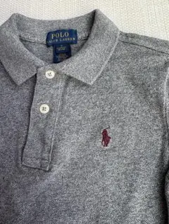 ⭐︎極美品⭐︎ポロラルフローレン半袖ポロシャツ　グレーキッズ5（115cm）