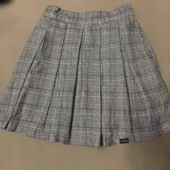ピンクラテ チェック柄 プリーツスカート