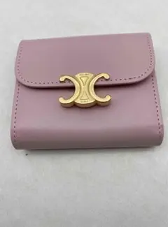 CELINE トリオンフ クラシック マカダム柄 三つ折りミニウォレット