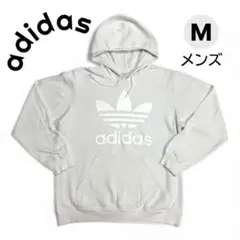 セール⭐︎adidas ホワイト パーカー Mサイズ メンズ　フーディー