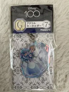 Disney 100周年happyくじ　アクリルキーホルダー シンデレラ