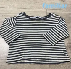 familiar ファミリア　ボーダー　ロンT ロングTシャツ 長袖　70