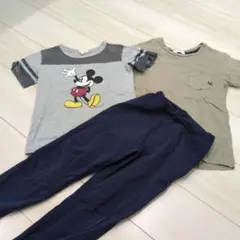 ミッキーマウス Tシャツ3点セット