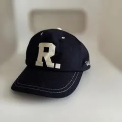 RRL cap Ranch ロゴ ツイル キャップ 黒 ダブルアールエル - メルカリ