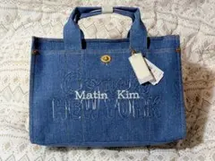 ブルー トートバッグ
