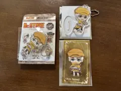 Dr.STONE 西園寺羽京　GIGO アクキー2種&クリアカードセット