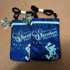 東京ディズニーリゾート バケーションパッケージ ショルダーポーチ 2個セット