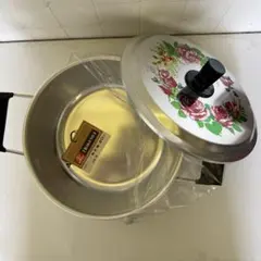 HOKUSEI 両手鍋 20cm 花柄 レトロのサムネイル
