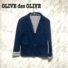 OLIVEdes OLIVE オリーブデオリーブ　ジャケット　ボタン付き　紺のサムネイル