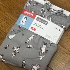 ユニクロ　 リラコ ムーミン　レーヨンリラコ L グレーのサムネイル