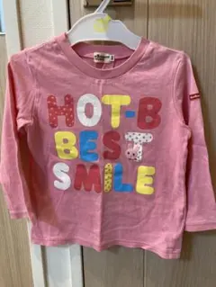 ミキハウス 100cm ピンク 長袖カットソー