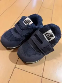 【美品】New Balance 996 キッズ スニーカー ボア ネイビー