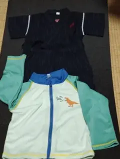 甚平80㎝と恐竜プリントラッシュガード95㎝