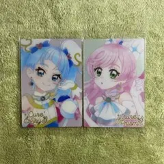 プリキュアカードウエハース　キュアスカイ　キュアプリズム　HR セット
