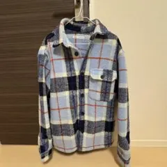 チェック柄フランネルジャケット