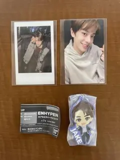 ENHYPEN JAKEトレカ２枚&カプセルラバーマスコットセット