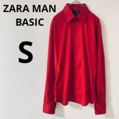 ZARA MAN BASIC 長袖シャツ　 【S】　スリムフィット　伸縮性