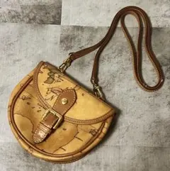 プリマクラッセ　ショルダーバッグ　地図柄　総柄