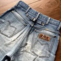 MAVERICK セルビッジ　ダメージ シンチバック　デニム 28 y2k