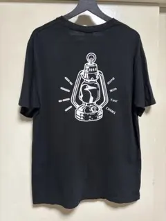 CHUMS Tシャツ ランタン ロゴ プリント ブラック　チャムスのサムネイル