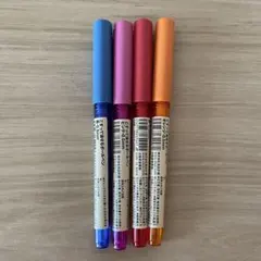 無印　こすって消せるボールペン　4本セット