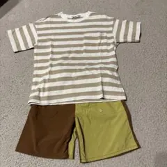 半袖Tシャツ、ハーフパンツセットのサムネイル
