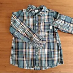 BREEZE　チェック柄シャツ　140cm