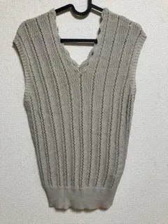 SENSE OF PLACE スカラレースニット