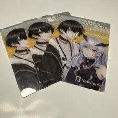 Neo-Porteシリーズのキャラクターカード3枚セット。