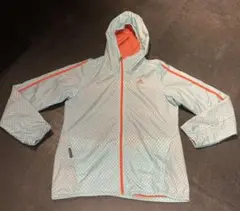 adidas 水玉模様 ウィンドブレーカー
