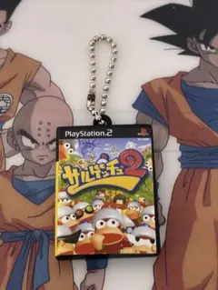 ガチャ プレステ ゲームパッケージ ミニチュアチャーム サルゲッチュ2