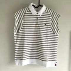 TOMMY HILFIGER GOLF フレンチスリーブポロシャツ Lのサムネイル