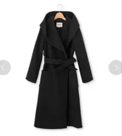 OZOC ビッグフードロングラップコート