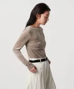 ベロアカットソー　マルゥユナイテッドアローズ