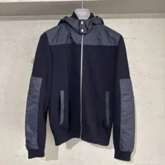 【極美品】PRADA フード付きパーカー48 ネイビー