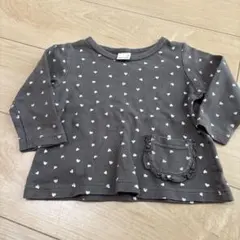 petit main ハート柄 トップス 80