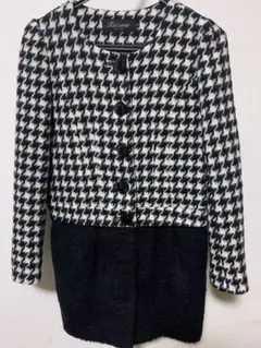 【新品】Riccimie New Yorkノーカラーコート 2way アルパカ混