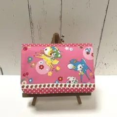 長尾マロン　濃ピンク　マルチケース　ハンドメイド