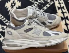 New Balance M991 v2 LG ライトグレー スニーカーのサムネイル