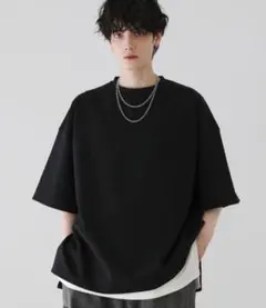 【LILL】カットソー & タンクトップ レイヤード 2着セット L