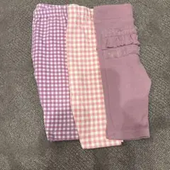 女の子　レギンス４点　90