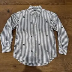 【残暑セール】美品　ラルフローレン　ストライプ柄長袖シャツ サイズ140