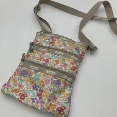 レスポートサック】花柄 ミニショルダーバッグ ポシェット