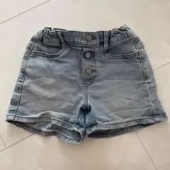 gu キッズ デニムショートパンツ ハーフパンツ
