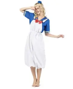 ＊新品＊ドナルドダック風コスチューム＊セットアップ&帽子ピン＊Lサイズ