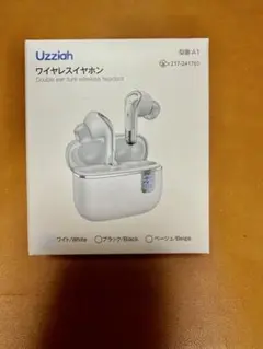 Uzziah ワイヤレスイヤホン A-1 ホワイト