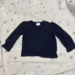 LAGKAW ネイビー 長袖カットソー 100