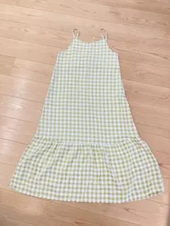 ハニーズ　ギンガムチェック キャミワンピースSサイズ