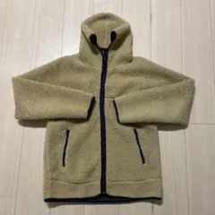 ジムフレックス　Gymphlex フード付きフリースジャケット ベージュ　L
