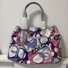 COACH コーチ POPPY トートバッグ マルチカラー